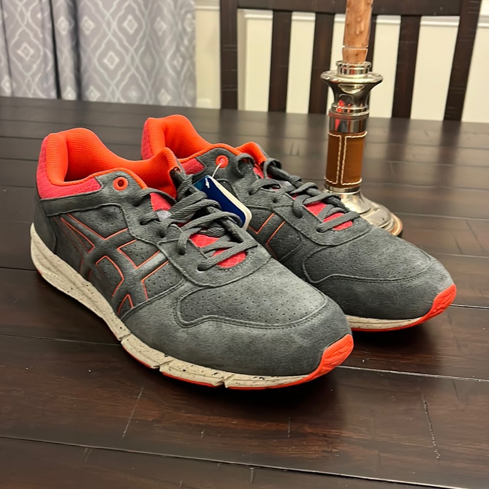 ASICS Shaw Runner Shoes Sneakers H593L 1616 grey new Mens Size 12.5